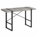 Biurko betonowe z metalowymi nogami 120 cm