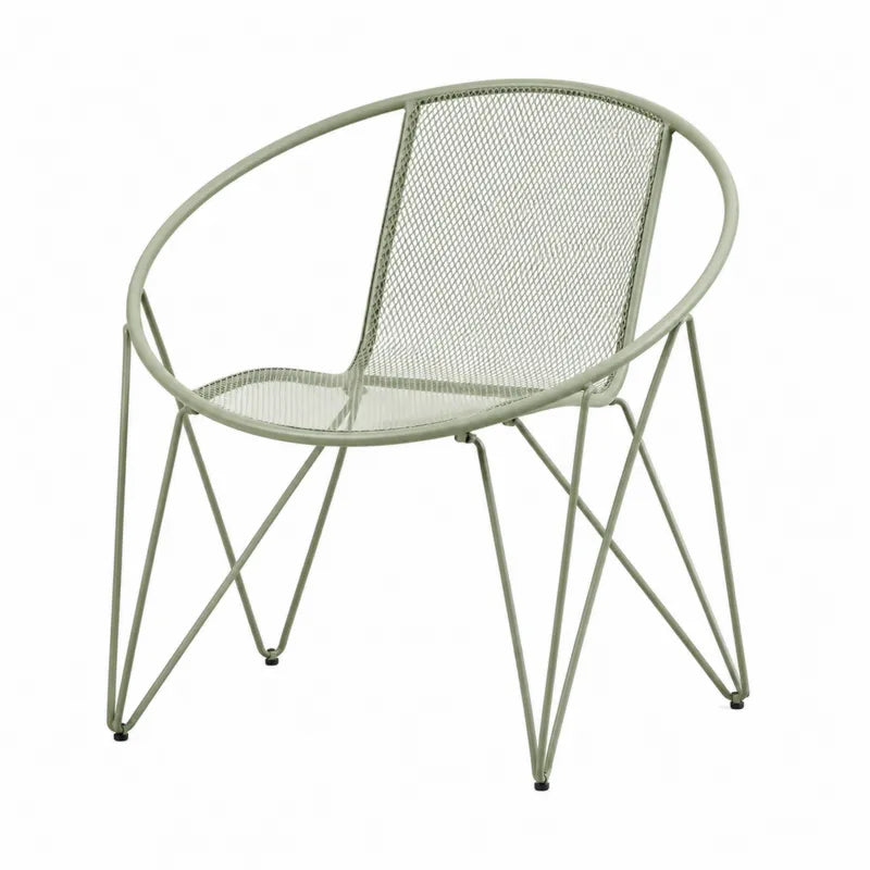 Krzes?o metalowe zielone 70x70x80cm