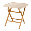 Bambusowy sk?adany sto? z blatem z tworzywa 60x60x70 cm