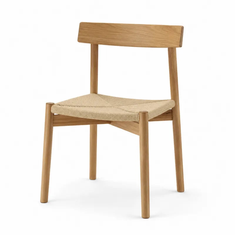 Krzes?o d?bowe z plecionym siedziskiem 85cm