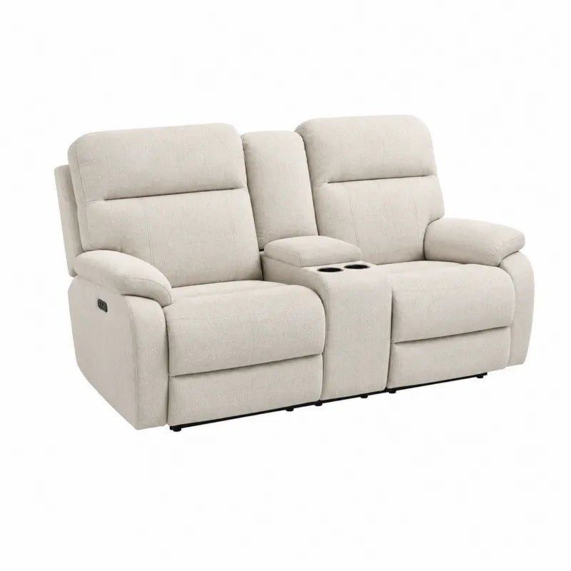 Dwuosobowa sofa z funkcj? relaksacyjn? z tkaniny